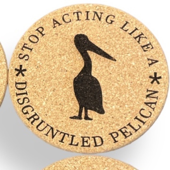 Custom Engraved Funny Cork Coasters! LouisAndCo.Shop - Picture 6 of 9